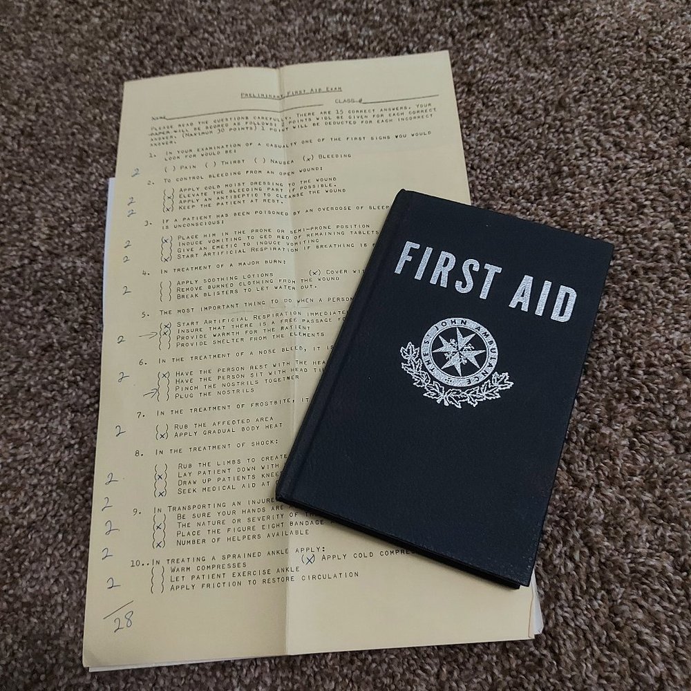 Vintage First Aid Handbook